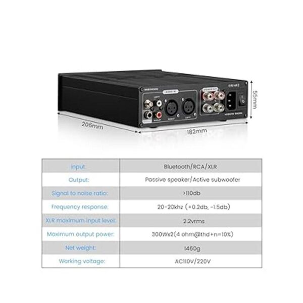 AIYIMA A300 NE55324QCC3034TPA3255 Bluetooth5.0 300w2_2