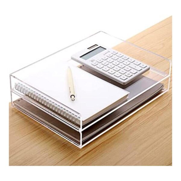 Paquete de 2 bandejas de papel para documentos de