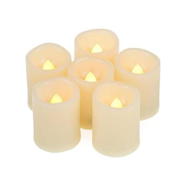 YINCHI 6 velas votivas sin llama con temporizador de ciclo_1
