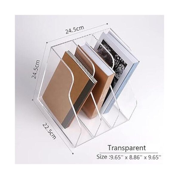 SANRUI Organizador de archivos de acrílico transparente