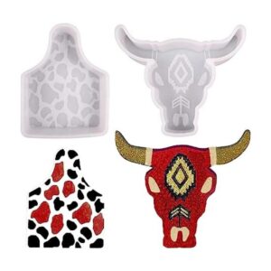 YILIN 2 moldes freshie para cuentas de aroma calavera de_1