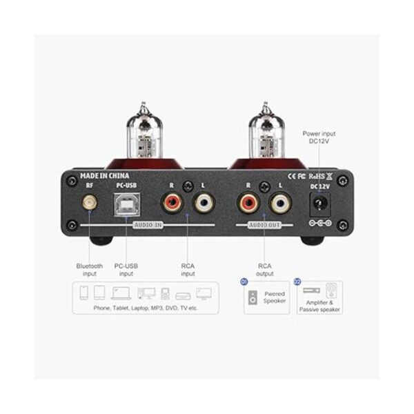 AIYIMA tubo T6 PRO Bluetooth 5.0 tubo preamplificador HiFi_4