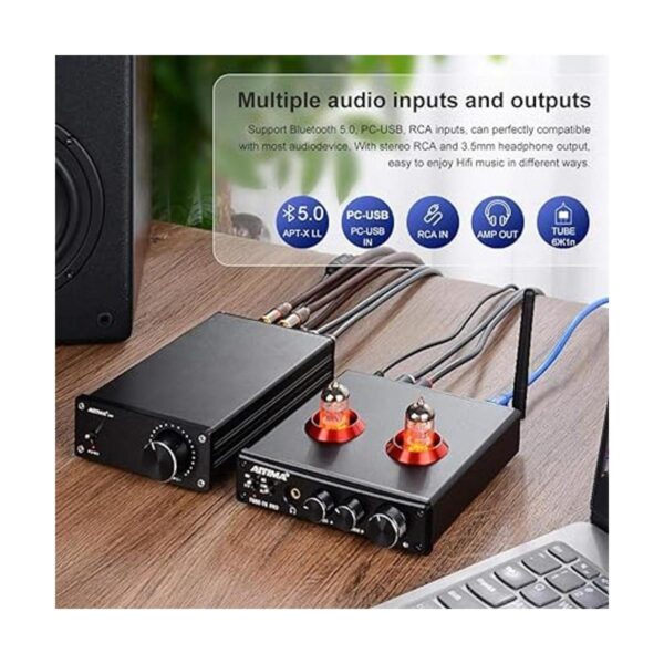 AIYIMA tubo T6 PRO Bluetooth 5.0 tubo preamplificador HiFi_5