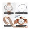 Reloj de pulsera casual para mujer reloj de vestir_4