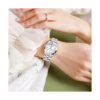 OLEVS Reloj analógico de cuarzo para mujer reloj de oro_4