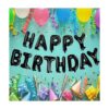 1 paquete de 1 pancarta de globos de aluminio de Mylar de_3