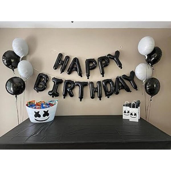 1 paquete de 1 pancarta de globos de aluminio de Mylar de_6