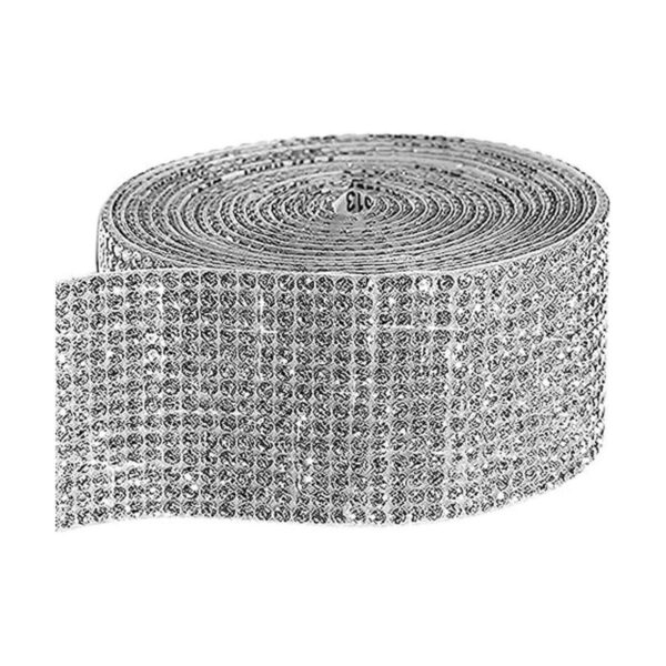 Cinta de diamantes de imitación de cristal autoadhesivo de_1