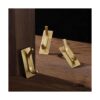 YIGII Towel HooksAdhesive Hooks Brushed Gold Wall Hooks