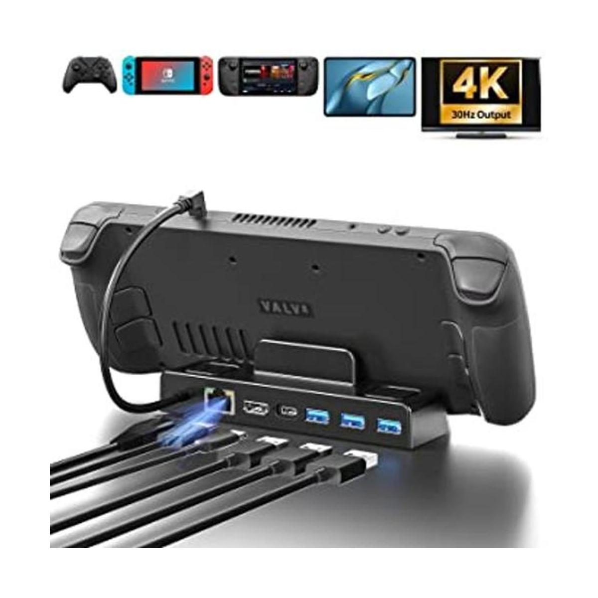 YIGORN Steam Deck DockDocking Station 6 in 1 Hub with