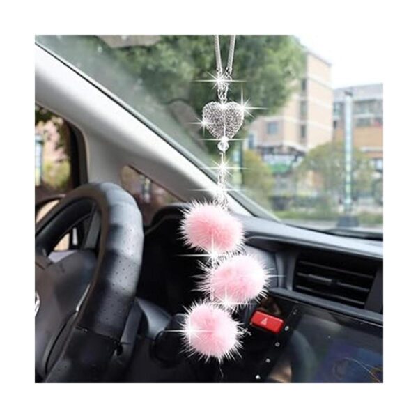 YIDEXIN Accesorios brillantes para espejo de coche para_2