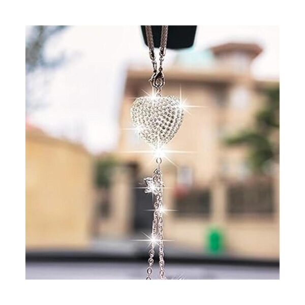 YIDEXIN Accesorios brillantes para espejo de coche para_3