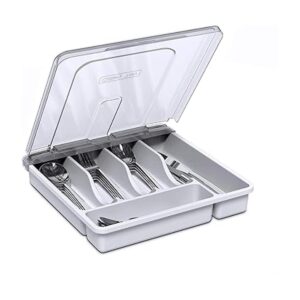 YICOCHI Soporte de utensilios para encimera con tapa_1