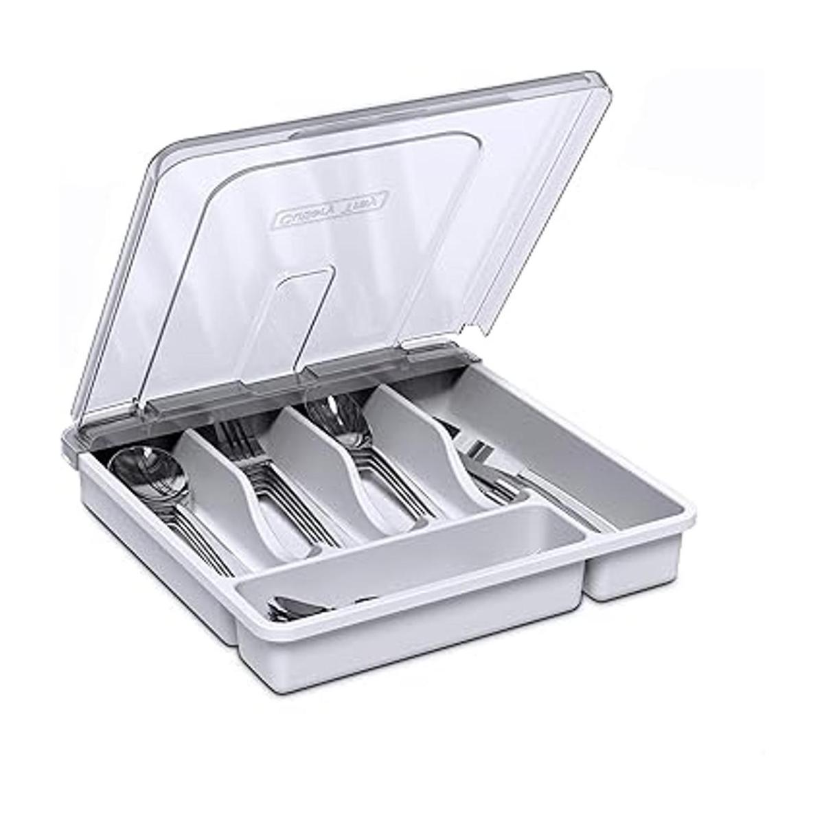 YICOCHI Soporte de utensilios para encimera con tapa