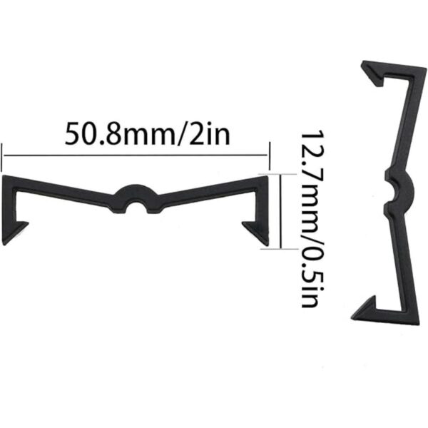 YHXiXi 100 piezas de gancho de tablero en forma de M_2