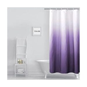 Juego de cortinas de ducha de color morado oscuro_1
