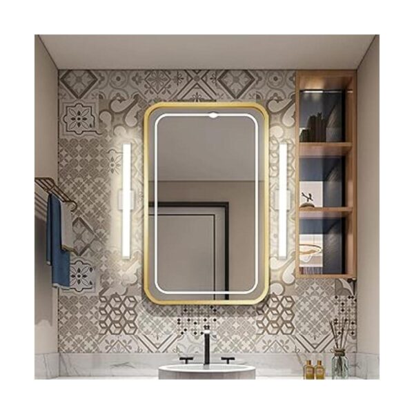 YHTlaeh Lámpara de baño de níquel cepillado cuadrada_2