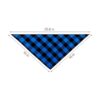 YHTWIN Bandanas de perro de algodón a cuadros azules de_5