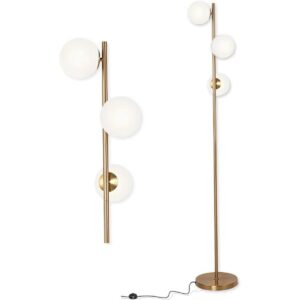YHTlaeh Lámpara de pie moderna de 3 globos para sala de_1