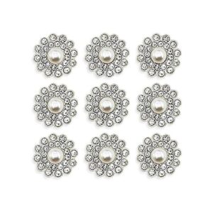 50 piezas de perlas de diamantes de imitación de cristal_1