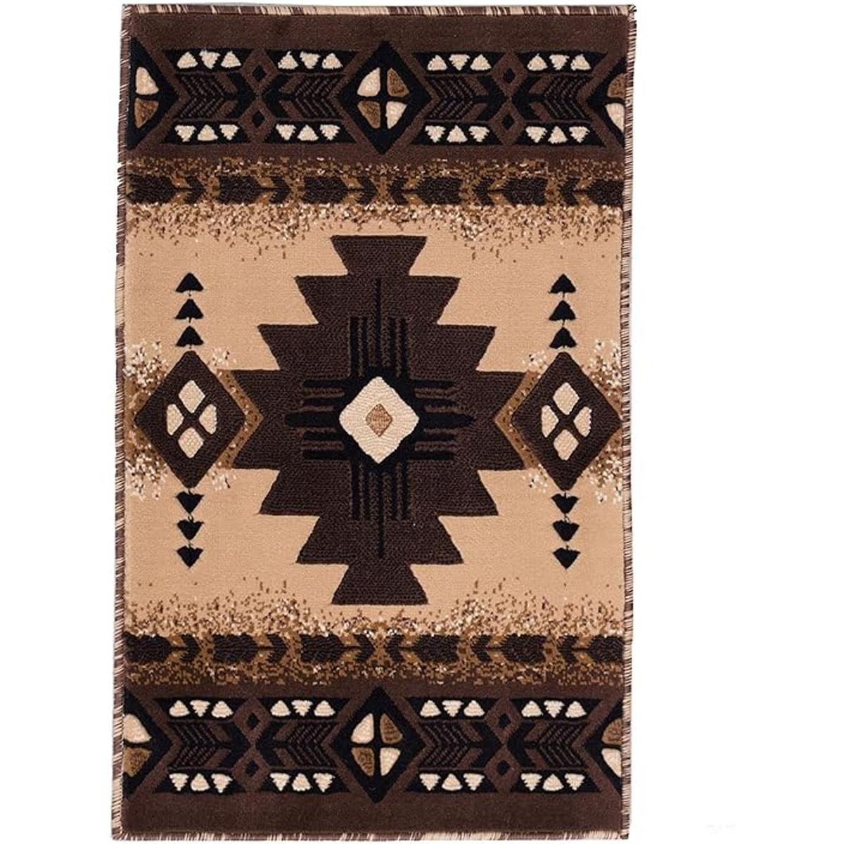 YHSF South West Native American Area Rug C318 Berber