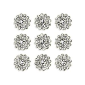 50 piezas de adornos de diamantes de imitación broche de_1