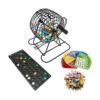 Yuanhe Juego de bingo de lujo jaula de metal con tablero_1