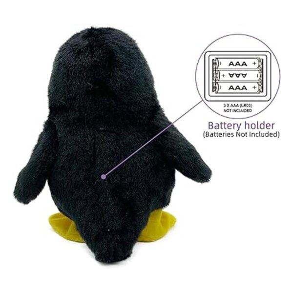 YH YUHUNG Juguete de peluche de pingino que camina y_5