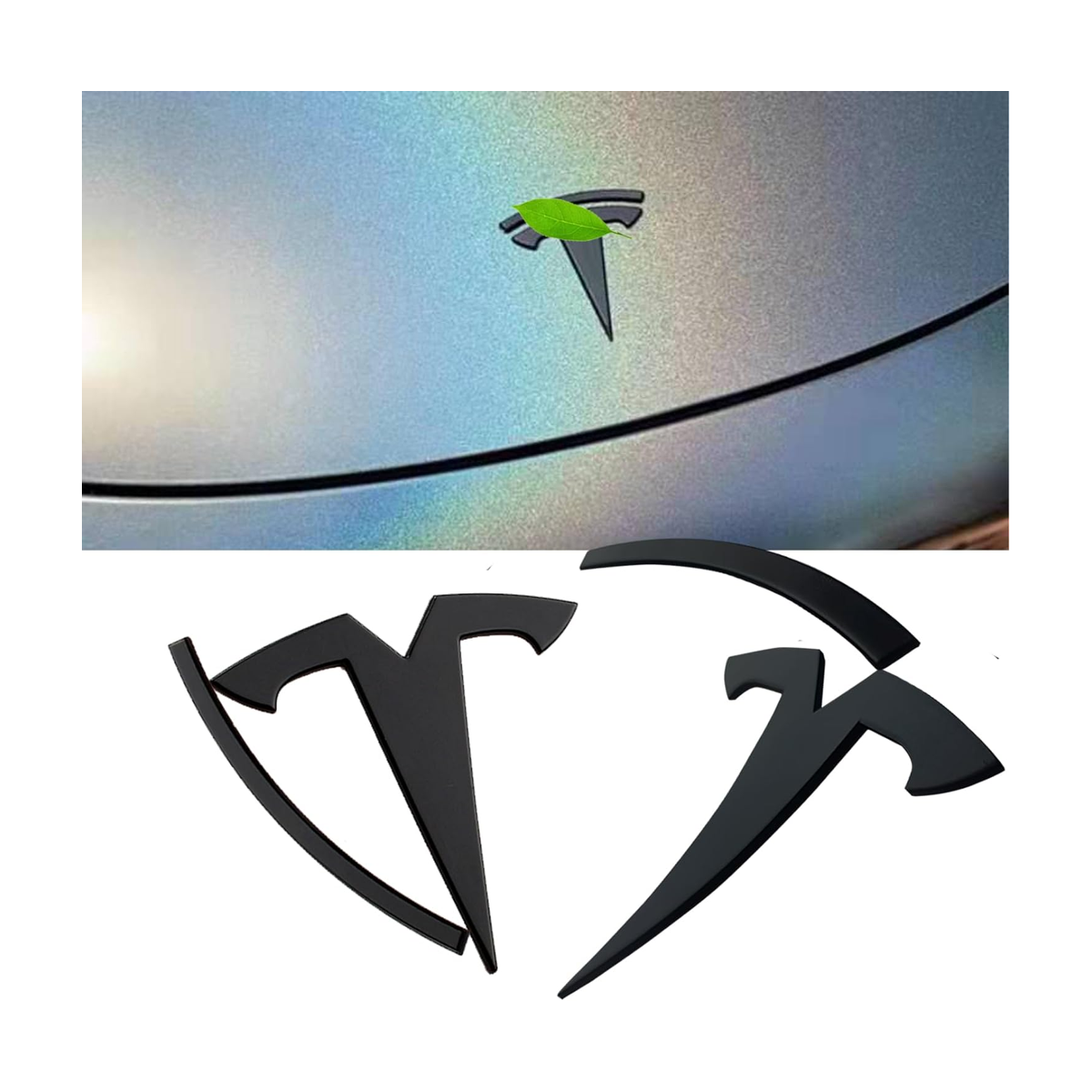 YHCDSEA Logotipo original de automóvil 3D insignia de