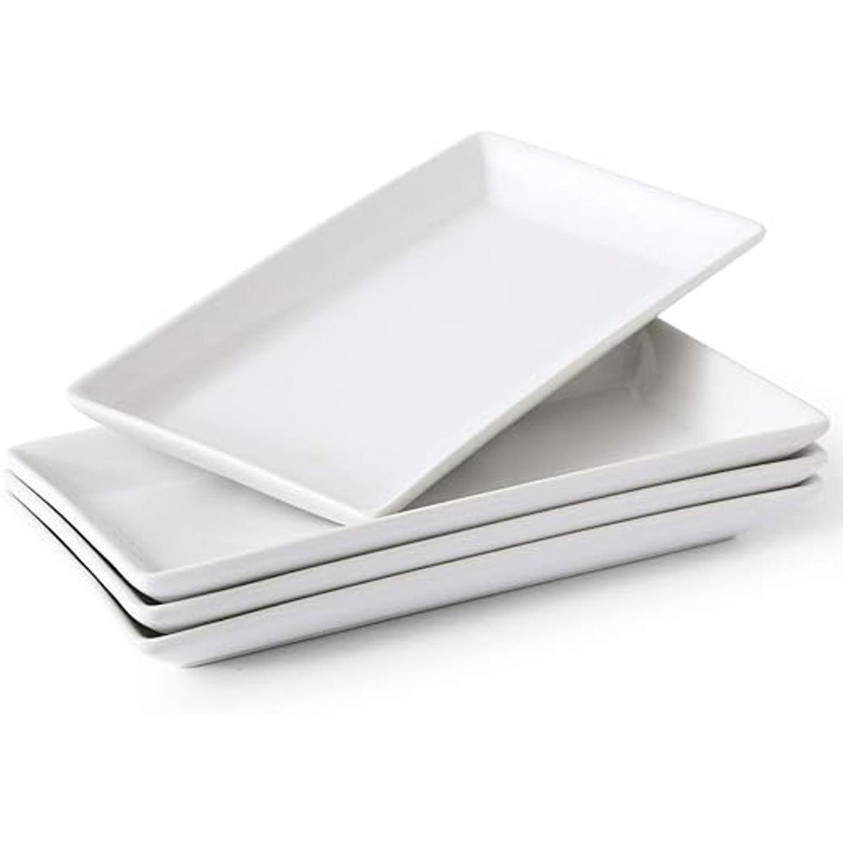 YHOSSEUN Platos de porcelana para servir bandejas