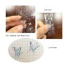 Paquete de 8 calcomanías holográficas con purpurina para