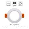 YGSTech Iluminación LED empotrada de 2 pulgadas luz_3