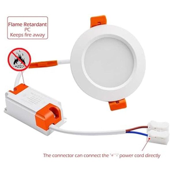 YGSTech Iluminación LED empotrable de 3 pulgadas luz_5