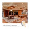 YGSTech Iluminación LED empotrable de 3 pulgadas luz_2
