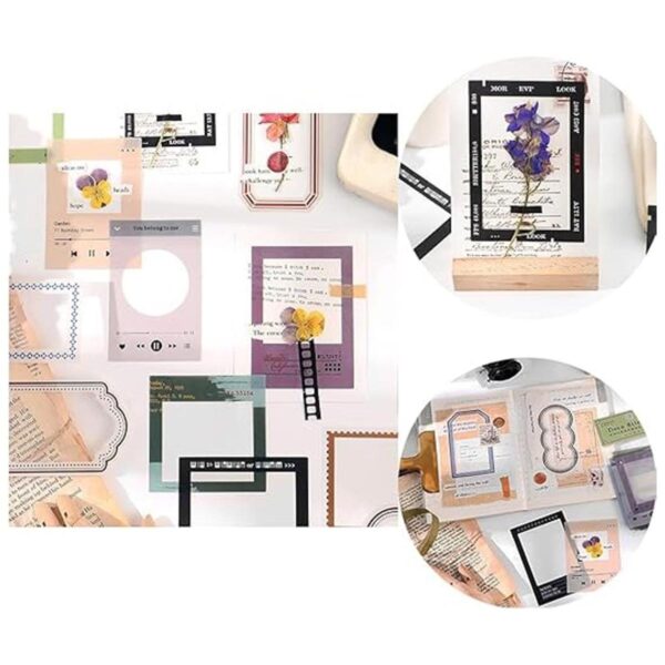 Juego de 60 calcomanías decorativas de PET para_5