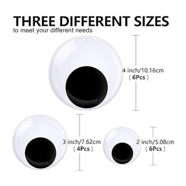 YGAOHF 16 ojos gigantes de Googly Eyes 4 pulgadas 3_3