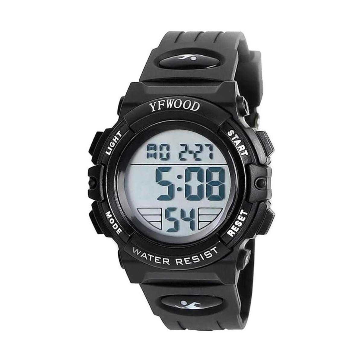 Reloj digital para niños impermeable con LED con