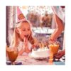 Juego de decoraciones de fiesta de cumpleaños de oro rosa