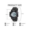 Reloj digital para niños impermeable con LED con_4