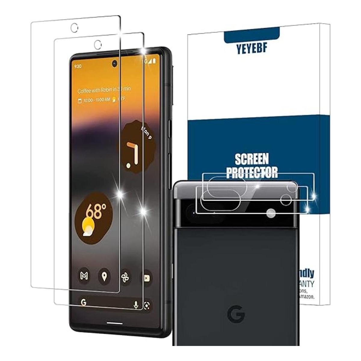 YEYEBF Pixel 6a Protector de pantalla protectores de