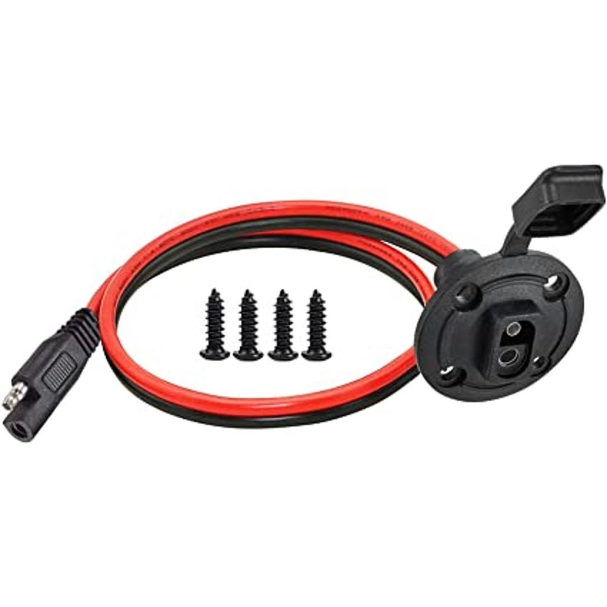 YETOR SAE conector de alimentación solar 10 AWG SAE cable