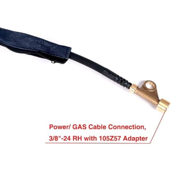 YESWELDER Tig Antorcha de soldadura WP17FV cabeza de la_2
