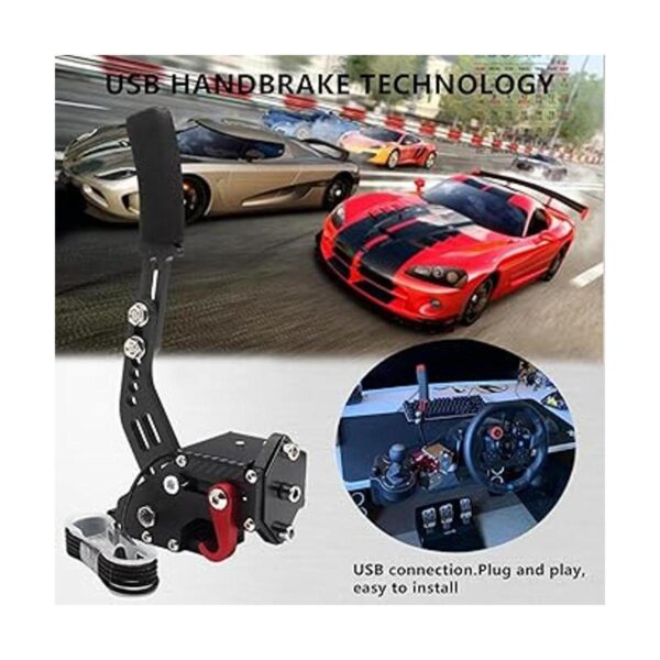 YESHMA 64 Bit USB Handbrake with Clamp PC Handbrake_4