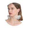 YERTTER Pendientes colgantes de pétalos para mujer aretes_1