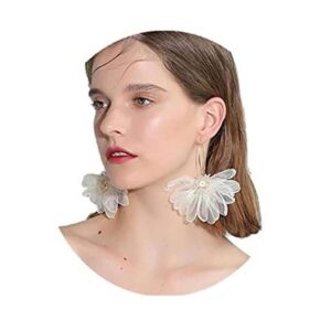 YERTTER Pendientes colgantes de pétalos para mujer aretes_1