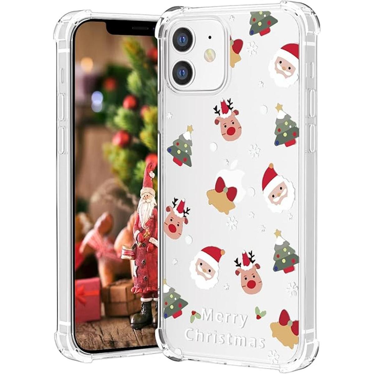 YESPURE Funda de Navidad para iPhone 1212 Pro diseño