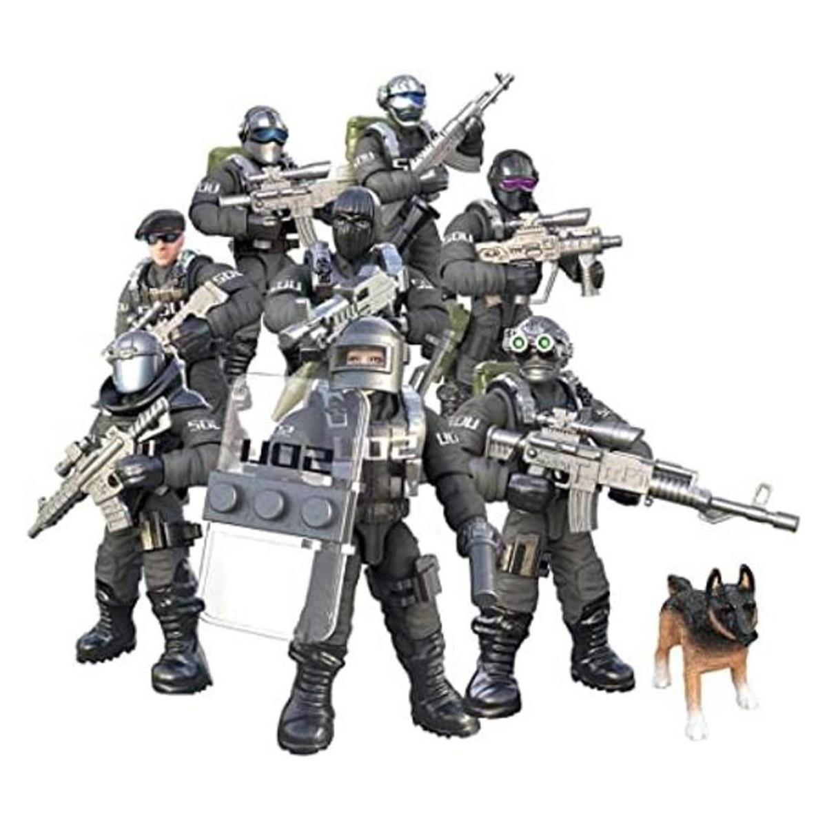 YEIBOBO Figura de acción de las fuerzas especiales con