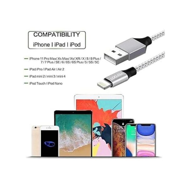 Cargador YEFOOT para iPhone certificado Apple MFi 5_5