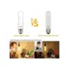 Bombillas LED esmeriladas T10 de color blanco cálido de_2