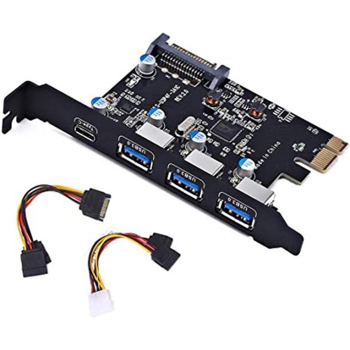PCI Express PCIe a USB 3.0 tipo C tarjeta de expansión